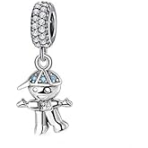 Luckybeads Girl Or Boy Dangle Charm 925 Sterling Silver Kid Beads fit European-Style Bead Charm Bracelets