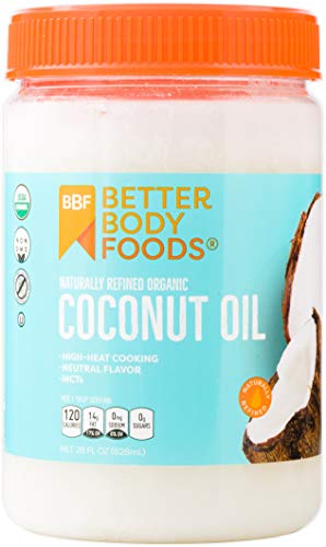 BetterBody Foods Organic Refined Coconut Oil 28oz