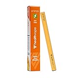 Energy Caffeine + Vitamin B12 Energy Inhaler Pen with Orange and Cassia Oils + L-Theanine - Citrus Flavored Daily Vitality Supplement