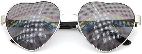 SUNGLASSES LUXE - Unicorn Heart Shaped Glasses