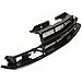 Evan Fischer Grille Assembly Compatible with 1998-2005 Chevrolet Blazer, 1998-2004 S10, With Emblem Provision Black Shell and Insert