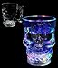 Fun Central AD006, 1 Pc, 14 oz Multicolor LED Liquid Activated Skull Mug, LED Skull Cups For Halloween and Pirate Theme Parties