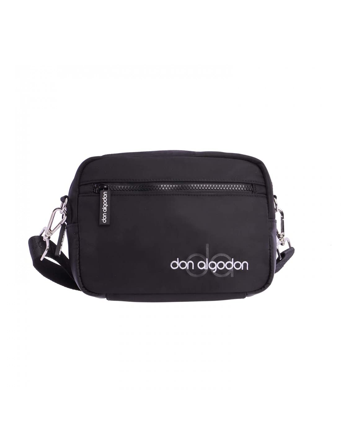 Don Algodón Zaira, Women's Bag, 22 x 8 x 16 cm Black Size: Bandolera pequeña