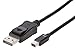 Accell B143B-007B Mdp to DP 1.2 - VESA-Certified Mini DisplayPort to DisplayPort 1.2 Cable - 6 Feet (Black), Hbr2, 4K UHD @60Hz, 1920X1080@240Hz(Pack of 1)