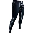 Real Men B & D Pouch Compression Pants Men- 1, 2 & 3 Pack, Mens Leggings, Yoga Pants, Tights, Base Layer Men Cold Weather