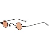 Dollger Punk Polarized Sunglasses 70s Hippie Circle Small Sun Glasses