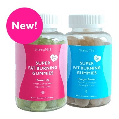 SkinnyMint Super Fat Burning Gummies (120 Gummies). Promotes Weight Loss. Powerful Fat Burner & Appetite Suppressant. Contains Garcinia Cambogia