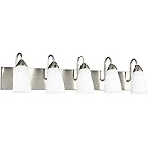 Sea Gull Lighting 4420205-962 Seville Five-Light Wall / Bath Vanity Style Lights, Brushed Nickel Finish