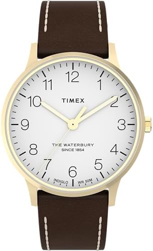 Men's Waterbury Classic 40mm Leather Strap Watch