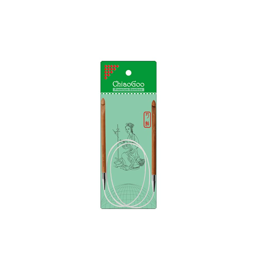 ChiaoGoo Circular Hook Bamboo 80cm 9.00mm Patina - 1pc