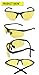 DUCO? Night-Vision Glasses Anti-Glare Driving Eyewear Polarized Glasses 6806 (Black, Yellow)
