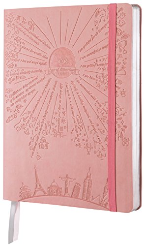 Law of Attraction Success Planner - A 12 Month Journey Creating Your Dream Life - Personal Journal & Week Planner & Goal Planner & Organizer - B5 size (6.9" x 9.8") Pink - By Freedom Mastery