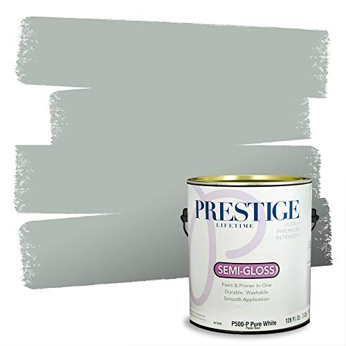PRESTIGE Paints Interior Paint and Primer In One, 1-Gallon, Semi-Gloss, Compara…