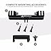 Mount Adapter Accessories with Tripod Mount Adapter Thumbscrews and Phone Clip for GoPro Hero 12 11 10 9 8 7 6 5 4 3 3+ 2 1 Session Black Silver Double Mounting Accessory Kit for Action Cameras