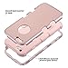ULAK iPhone 6S Case,iPhone 6 Case, Hybrid Soft Silicone Hard PC Case Anti Slip Heavy Duty High Impact Dust Scratch Shock Resistance Protective Cover for iPhone 6/6S 4.7 Inch, Rose Gold