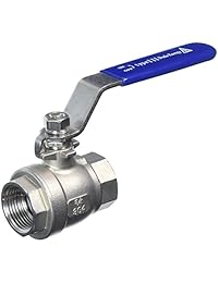 2 válvulas de bola de acero inoxidable 304. Elige el tamaño, industrial o ligero.