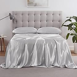 Serta SatinLuxury 4pc Soft Lightweight Deep Pocket
