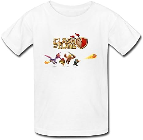 SOI Children Tshirts Clash Of Supercell Clans Size L White