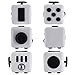 Omaky Fidget Cube Relieves Stress and Anxiety for Children and Adults, White/Black