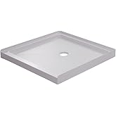 PROFLO PFSBA4848 Hammond 48" x 48" Square Shower Base with Single Threshold and Center Drain - White