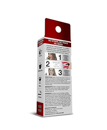 EverSmile WhitenFresh On-The-Go Teeth Whitening & Breath Freshening Spray - 2 Pack (60 Day Supply)