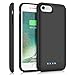 Feob Battery Case for iPhone 8/7 /6s/6, 6000mAh Portable Charging Case Extended Battery Pack for iPhone 8/7 /6s/ 6 Rechargeable Charger Case [4.7 inch]-Black