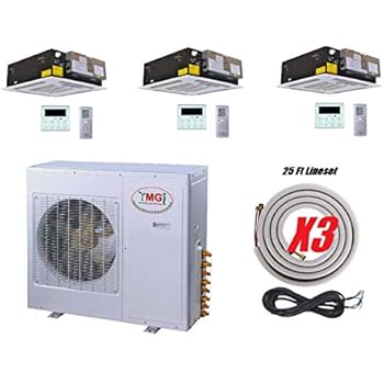 Amazon Com Ymgi Tri Zone 42 000 Btu 12k 12k 18k Ceiling