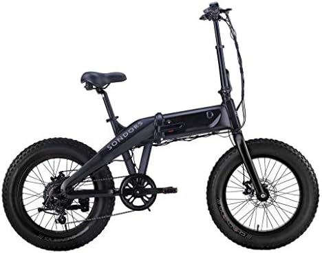SONDORS Fold X Premium Folding Electric Bike, 20 mph, 7-Speed, Thumb Throttle, 500 watt Motor, Li-ion Battery, Electric Pedal Assist