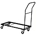 Flash Furniture Kaden L-Shaped Folding Chair Dolly for Large Events, Commercial Grade Steel Folding Chair Cart, Holds up to 36 Chairs, Black