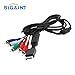 AV Cable,Bigaint High Resolution Component AV Cable Compatible with Ps2/PS3(Playstation 2/3)
