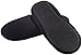 ofoot Women's Indoor Slippers,Memory Foam Washable Cotton Non-Slip Home Shoes(2-Black,US 7-8)