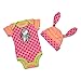 Britto Bebe Girl 6-12 Months Onesie and Hat