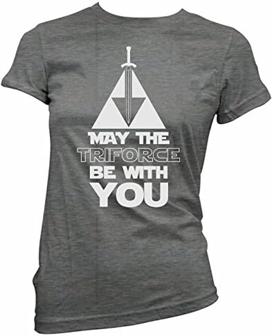 Brain Juice Tees May The Triforce Be With You Zelda Womens Junior Fit Shirt