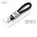 ROYAGO 2Pack Car Keychains Leather KeyRings Grip Strap for Mercedes Benz BMW Audi Ford Toyota VW Honda (Black, for VW)