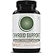 Thyroid Support Supplement with Iodine - 60 Vegetarian Capsules. Metabolism, Energy, Clarity, Focus Formula Complex for Hormone Health, Natural Weight Loss, Concentration, Mood & Reducing Fatigue