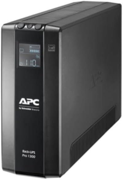 APC Back-UPS Pro BR1300MI UPS 1300VA 8 IEC Outlets LCD AVR Dataline