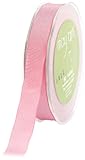 May Arts 5/8-Inch Wide Ribbon, Peach Pink Taffeta