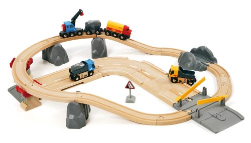 BRIO Rail and Road Loading Set