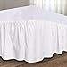 Utopia Bedding Bed Ruffle - Easy Fit with 16 Inch Tailored Drop - Hotel Quality, Shrinkage and Fade Resistant (Queen, White)