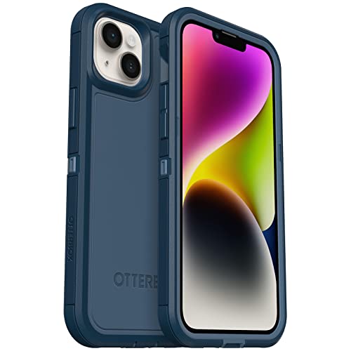 OtterBox iPhone 14 Plus Defender Series XT Case - Open Ocean (Blue), screenless…