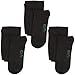 3 Pair EvoNation Men's USA Made Graduated Compression Socks 20-30 mmHg Firm Pressure Medical Quality Knee High Orthopedic Support Stockings Hose - Best Comfort Fit, Circulation, Travel (Large, Black)