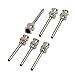 TOOGOO(R) Stainless Steel Luer Lock Industrial Liquid Dispensing Needle Tip, 13 Gauge, 1.81mm ID x 2.26mm OD, 1" Length (Pack of 6)