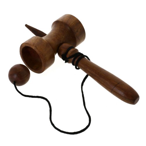 Kendama Wooden Toy String Games Traditional Japanese Cup and Ball Toys & Games for Kids & Adults