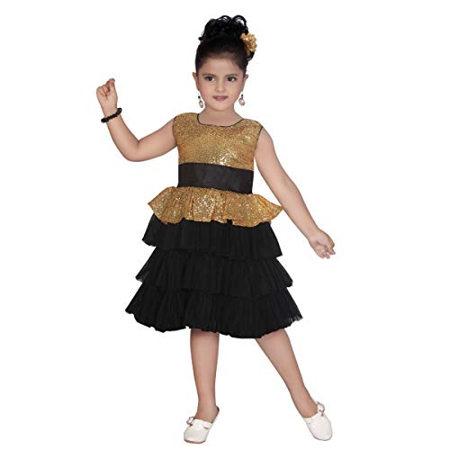 ANVI Collections Girls Birthday Dress and Party Wear Gown_ANVI_1599