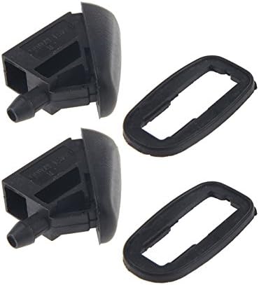 Supercobe Fan Shaped Water Spray Windshield Wiper Jet Washer Nozzle For Ford Focus 2 mk2 mk3 2PCS/SET O24