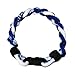 Phiten Titanium Tornado Bracelets - Blue & White Large(Japanese Design)