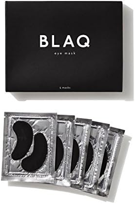 Activated Charcoal Eye Mask with HydroGel by BLAQ - Depuffing Eyes & Dark Circles Removing, Natural Hydrating and Anti Wrinkles Eye Patches