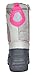 DREAM PAIRS Little Kid Knorth Grey Pink Isulated Fur Winter Waterproof Snow Boots Size 13 M US Little Kid