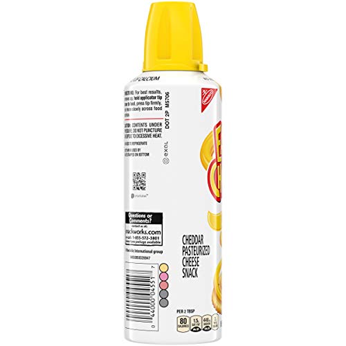 EASY CHEESE CHEDDAR CHEESE SNACK, 8 OZ