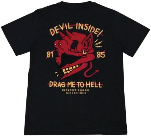 MadworksT-Shirt devil biker rock punk hiphop streetwear / TS054 sz M